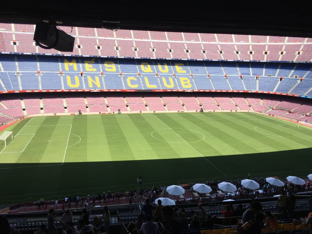 Camp Nou stadium in Barcelona
